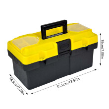 (14") Large Plastic Tool Box (14/17/19\") for Screws & Nails