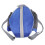 Large Capacity Water-Resistant Basketball Storage Backpack with Reflective Strips, Blue 4