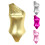 One Shoulder Bodysuits Metallic Sleeveless Bodysuits-Gold L 4