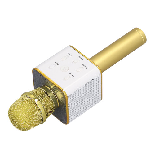 Wireless Bluetooth Microphone, 1200mAh Rechargeable Handheld Karaoke Mic (255x73mm)