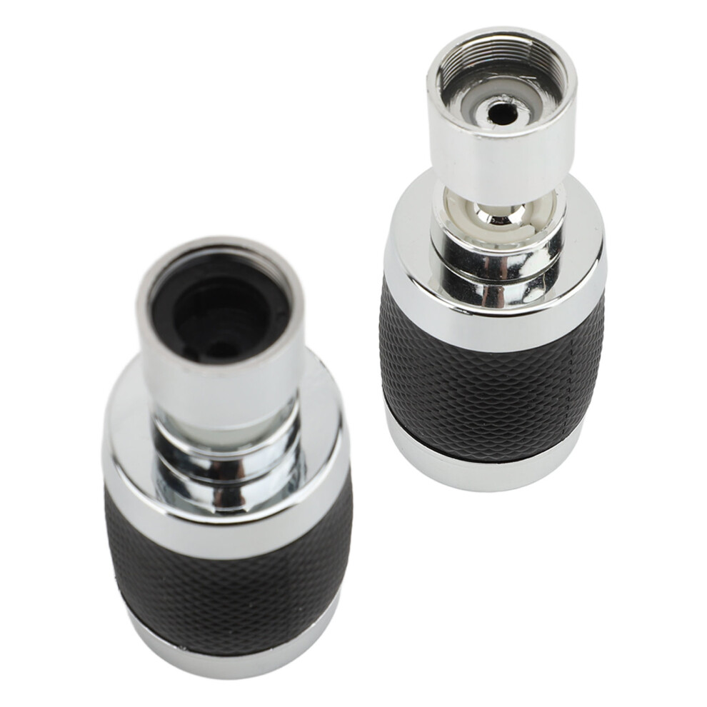 2Pcs 3-Mode 360 Rotating Faucet Aerators Black Abs Kitchen Splash Filter Extenders 4601391182397