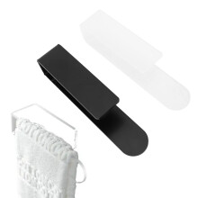 Versatile Plastic Towel Rack with Tape
