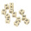 Sprachspiel mit 12 Buchstabenwürfeln aus 2