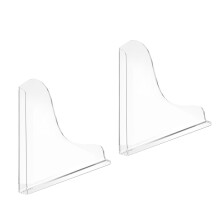 2 Stück Acryl Dusch-Wasserspritzschutz, Klare Badewannen-Ecken-Wasserabweiser