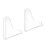 Clear Shower Splash Deflectors Set of 2 10