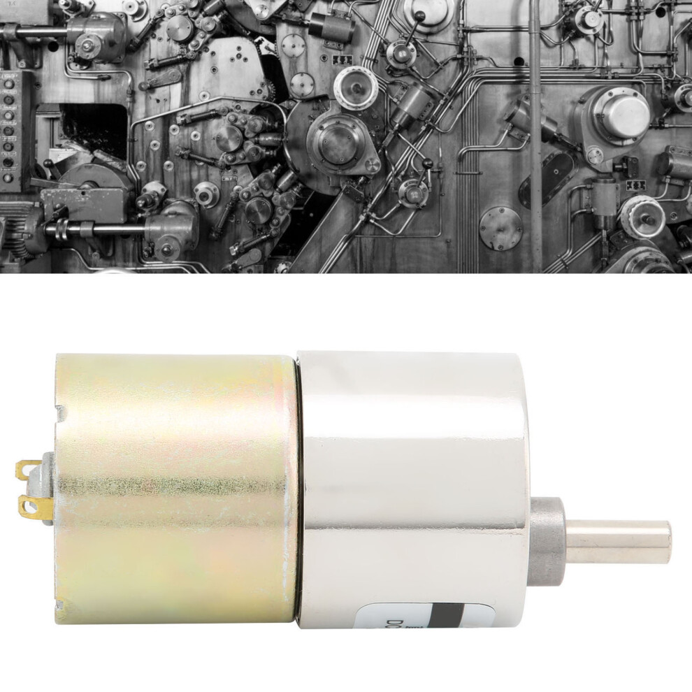 Dc 24V Adjustable Cw/Ccw High Torsion Speed Reduction Motor Xd-37Gb520, 30Rpm 9491391183617