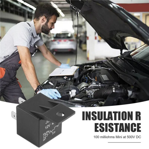 5- perno  12V 40A automatica rele' veicoli