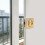Multifunctional Recessed Sliding Entry Lock And 4 Piece-Gold 6