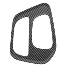 Gear Shift Panel Cover Carbon Fiber Color Protective Trim for Car