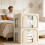 6 Pack Stackable Storage Holders With Big Window For Easy-grey 7