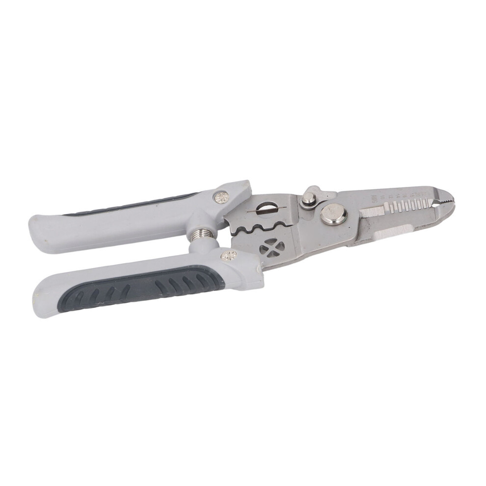 Multifunctional Wire Stripper, Crimper & Cutter 10-22 Awg, Crv Steel 8041391186296