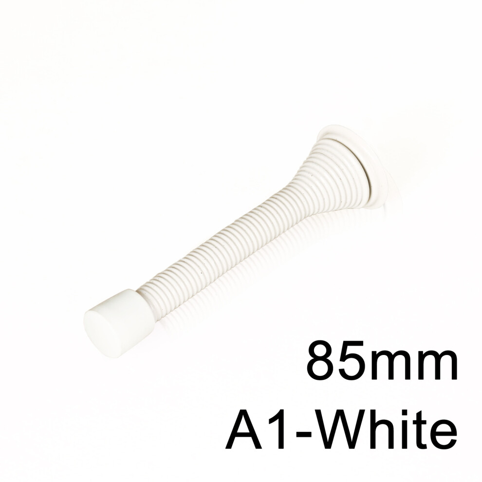 (, 3-3/8") Child Safety Door Stop With Rubber Head White Roc-Electron
