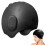 (Black) Soft Silicone Swim Cap for All Hair Types 1