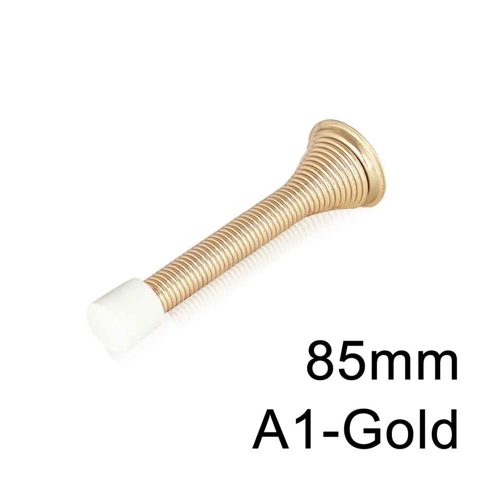 (, 3-3/8") Child Safety Door Stop With Rubber Head Gold Roc-Electron