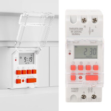 7-Tage programmierbarer Zeitschalter 30A LCD digitaler Countdowntimer 24H TM919TK-30A
