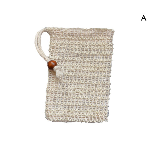 (A) Soft Cotton Soap Bag, Exfoliating & Durable Gift