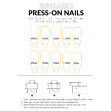 (1195【Little Wildcat】Long Point, S) 10PCS Cheetah French Press On Nails, Nude Colors