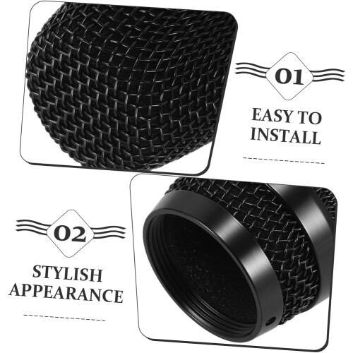 Microphone Grille Replacement with Durable Metal Construction for Noise Reduction and Secure Fit 1
