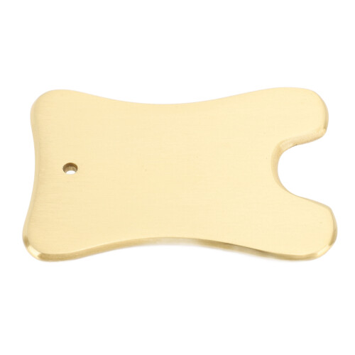 Copper Gua Sha Massage Tool for Back & Shoulder, Coin Shape, 10cm