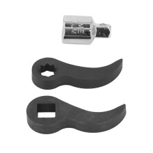 2PCS Pry Bar Heads 3/8 Star & 1/2 Square for Prying Lifting and Shaft Removal