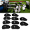 10pcs Golf Club Head Covers Nylon Mesh 16