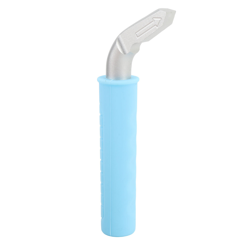 Blue 2Pcs Aluminum Alloy Car Handle Assist, Anti-Slip Support Bar,