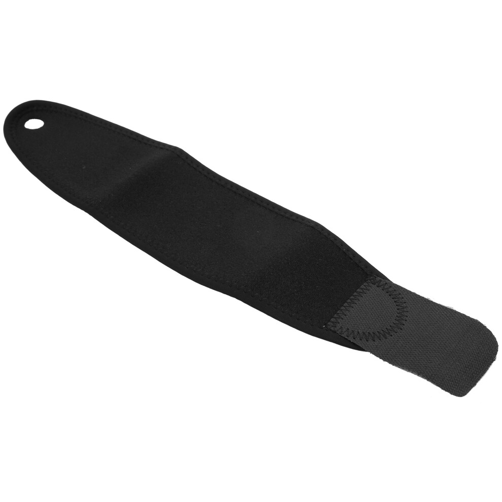Adjustable Black Rubber Wrist Brace for Sports & Pain Relief, 36.8cm