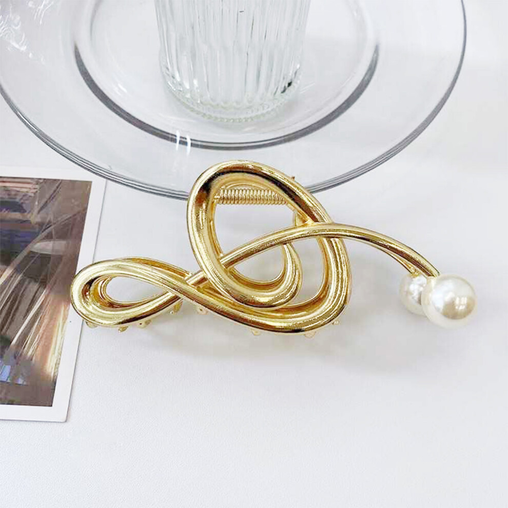 Reach-Tools (Gold) Strong Metal Hair Claw Clips For Thick Hair