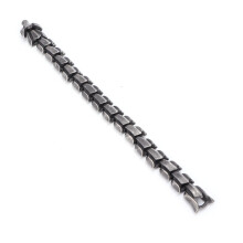 Titanium Steel Chain Bracelet Men's Punk Jewelry 21x1.5cm