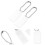 2pcs Hearing Aid Battery Caddy Storage Case - Plastic Button Holder 4