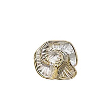 Elegant Camellia Stud Earrings for Gown & Travel