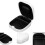 Hearing Aid Case Portable Hard Storage Box, White, ABS+Silicone 12