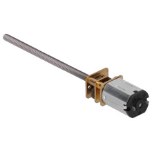 DC6V Gear Motor 60RPM Aluminum Brass Shaft 55mm for Robots