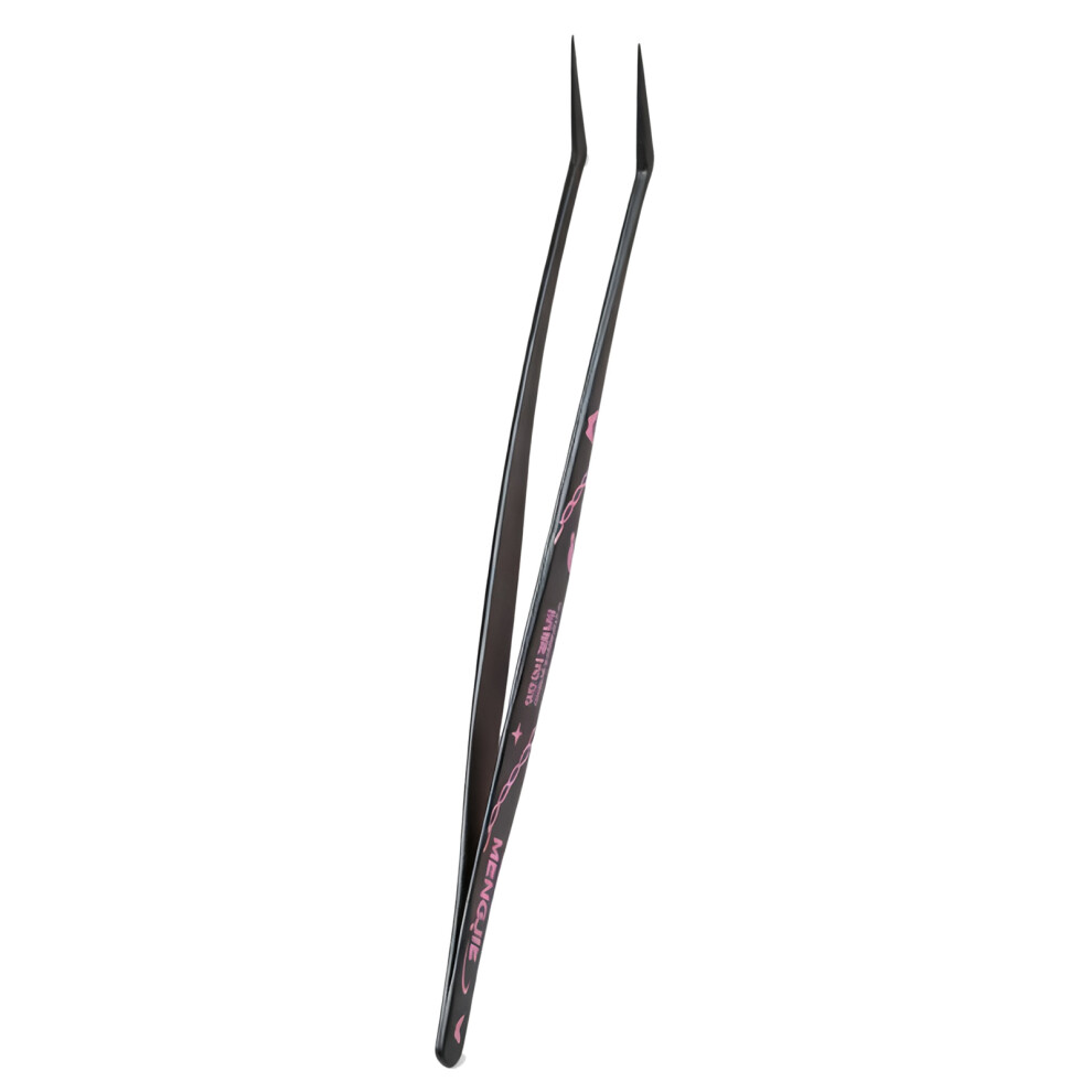 Roc-Electron (Black) Gold Feather Eyelash Tweezers - Stainless Steel