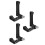 Fish Pole Support Bracket Black Plastic Large Opening Fishing Accessories 7