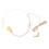 EY528 HeadMounted Microphone Single Ear Heavy Bass Headset, Beige 2