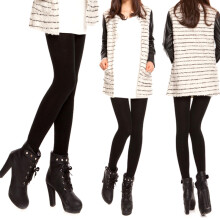 (Ankle-length Leggings) Winter Fleece Leggings Warm Brushed Lined Stretch Pants