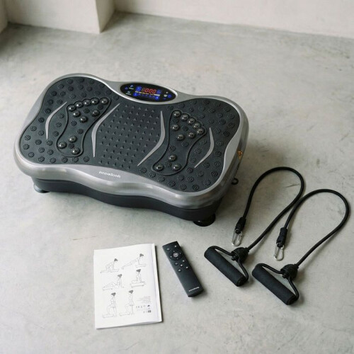 Plate-forme de vibration - INNOVAGOODS - Vivflow - Bluetooth - 99 niveaux - Bandes élastiques 2