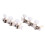 Classical Guitar Tuning Pegs Set 3+3 Silver Tuners for Fast Accurate Tuning and Stable String Retention 2