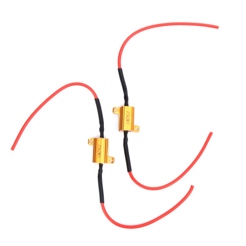 2pcs LED Decoder 10W 39Ω Error Free Canceller for Headlight Daytime Running Lamp 2