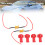 2pcs LED Decoder 10W 39Ω Error Free Canceller for Headlight Daytime Running Lamp 6