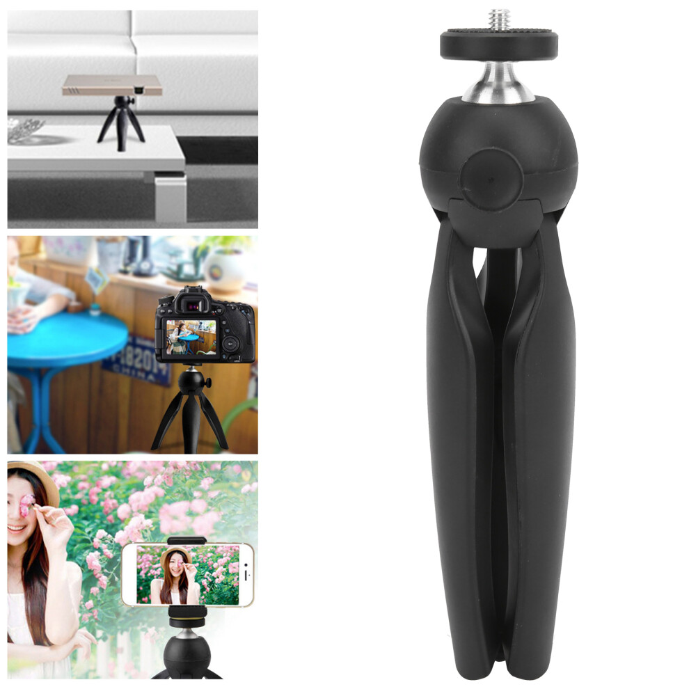 K3 Mini Tabletop Tripod For Cellphone, Camera, 1.5Kg Load, 19Cm, Black 4161391663987