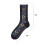 (Black) Women\'s Ethnic Jacquard Crew Socks 4