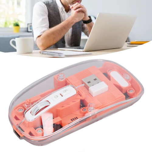 Wireless Bluetooth Mouse BT1 BT2 400mAh 113mm Orange