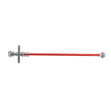 Red Zinc & Aluminum RC Car Center Drive Shaft for WLTOYS 124008