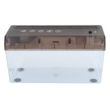 Electric A4 Paper Shredder USB/Battery - Strip Cut, 1 Sheet, Compact