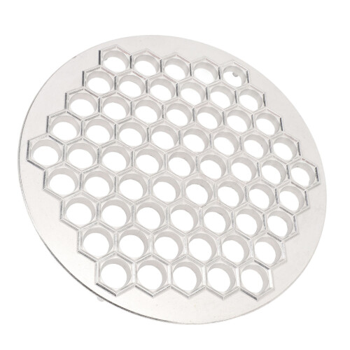 61-Hole Dumpling Maker Aluminum Alloy Dishwasher Safe Easy Home Kitchen Use 1