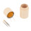 Large Beech Wood Round Sewing Pin Cushion Box – Multifunctional, 8.5x4cm 1