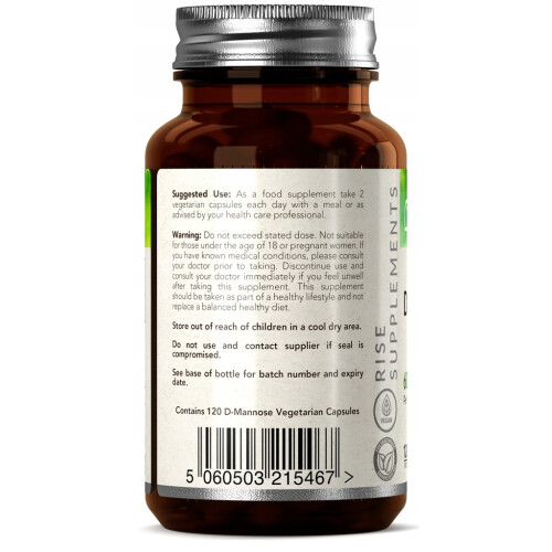 D-Mannoza (D-Mannose) 120 Kapsułek po 600mg 2