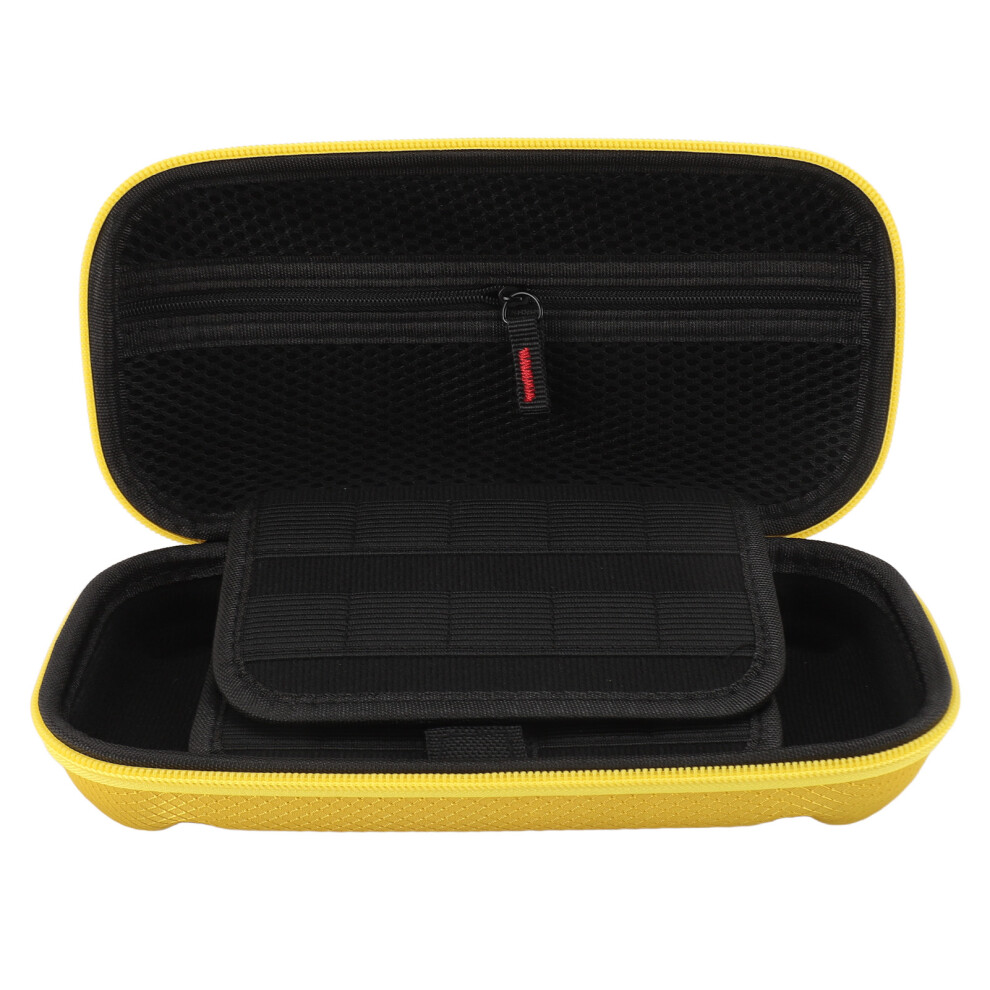 Large Capacity Eva Hard Shell Carrying Case For Switch Lite & Accessories Yellow 5081391194856